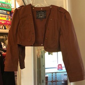 Bolero Jacket- Pleather